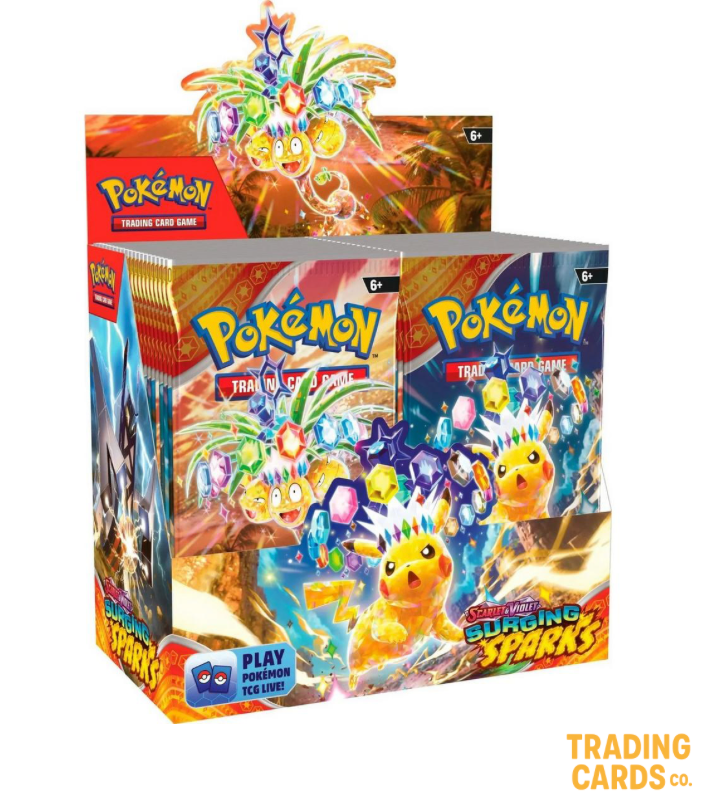 Pokemon Scarlet and Violet Surging Sparks Booster Box 36 Count