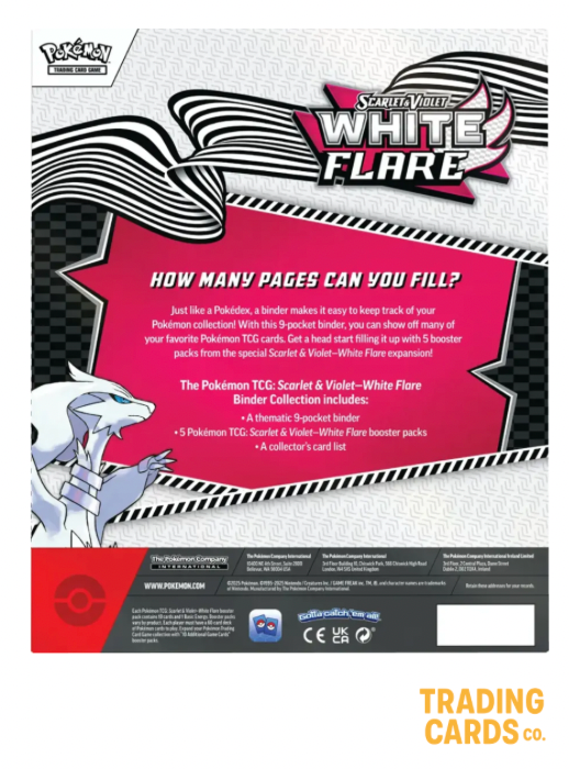 Pokemon White Flare Binder Collection