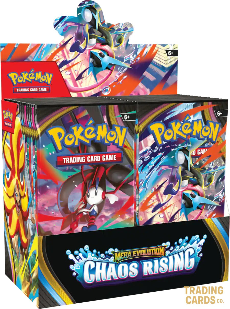 Pokemon Chaos Rising Booster Box — Front