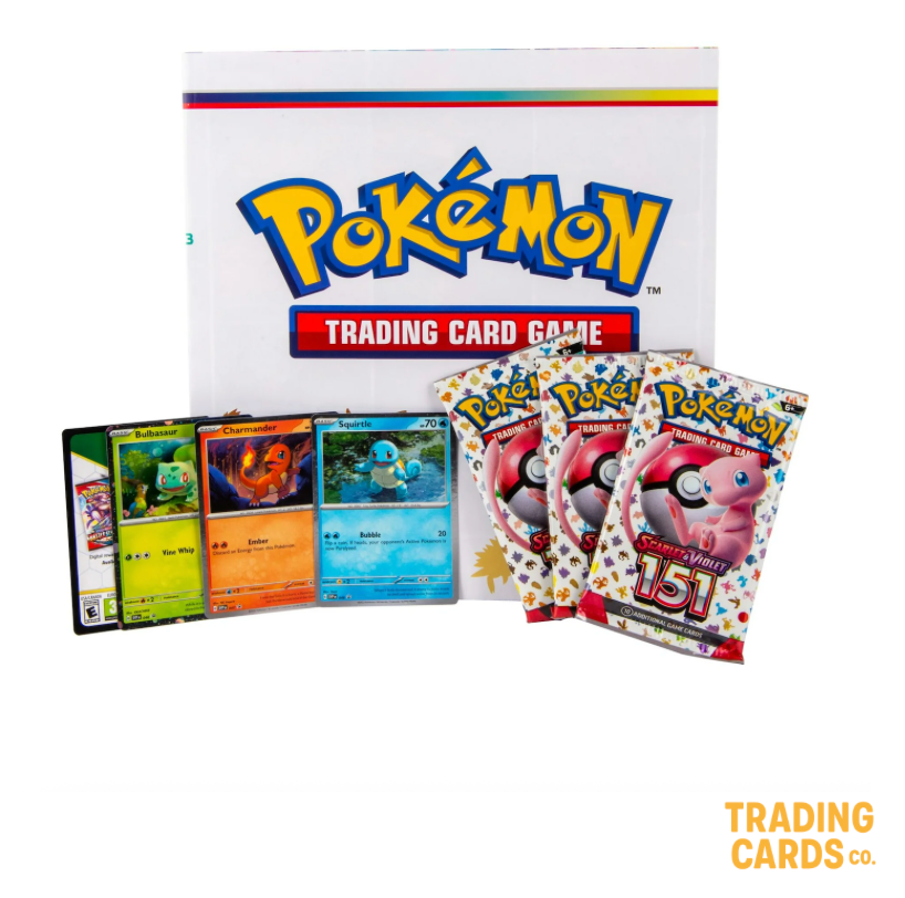 Pokemon Trading Card Games Scarlet & Violet 3.5 151 Poster Collection Box - 3 Pokemon TCG: Scarlet & Violet—151 booster packs