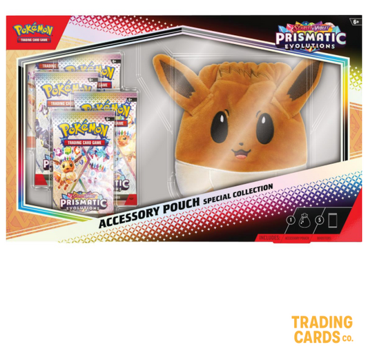 Pokemon Scarlet and Violet Prismatic Evolutions Accessory Pouch