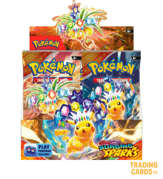 Pokemon Scarlet and Violet Surging Sparks Booster Box 36 Count