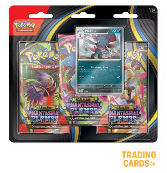 Pokemon Phantasmal Flames 3 Pack Blister