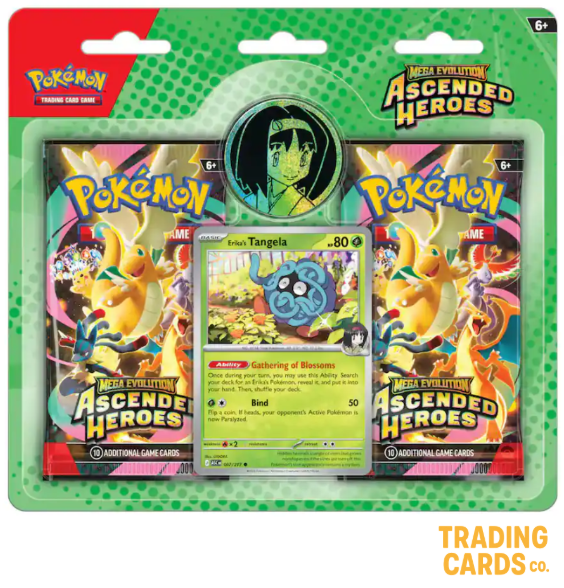 Pokemon Mega Evolution: Ascended Heroes 2 Pack Blister