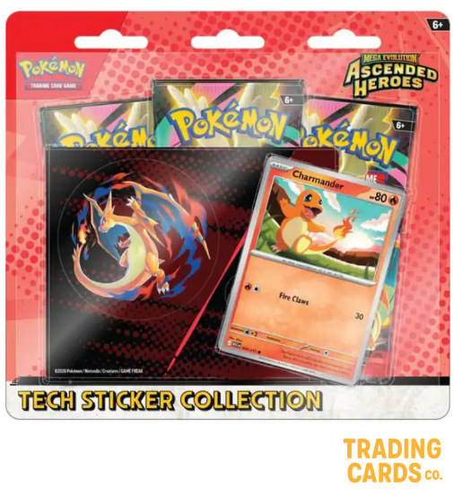 Pokemon Mega Evolution: Ascended Heroes Tech Sticker Collection