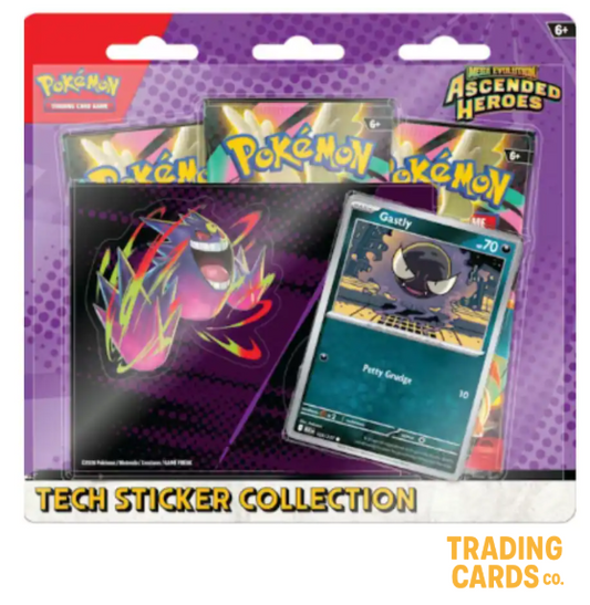 Pokemon Mega Evolution: Ascended Heroes Tech Sticker Collection
