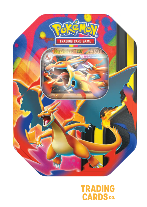 Pokemon Mega Charizard Tin (Mega Charizard X/Y)