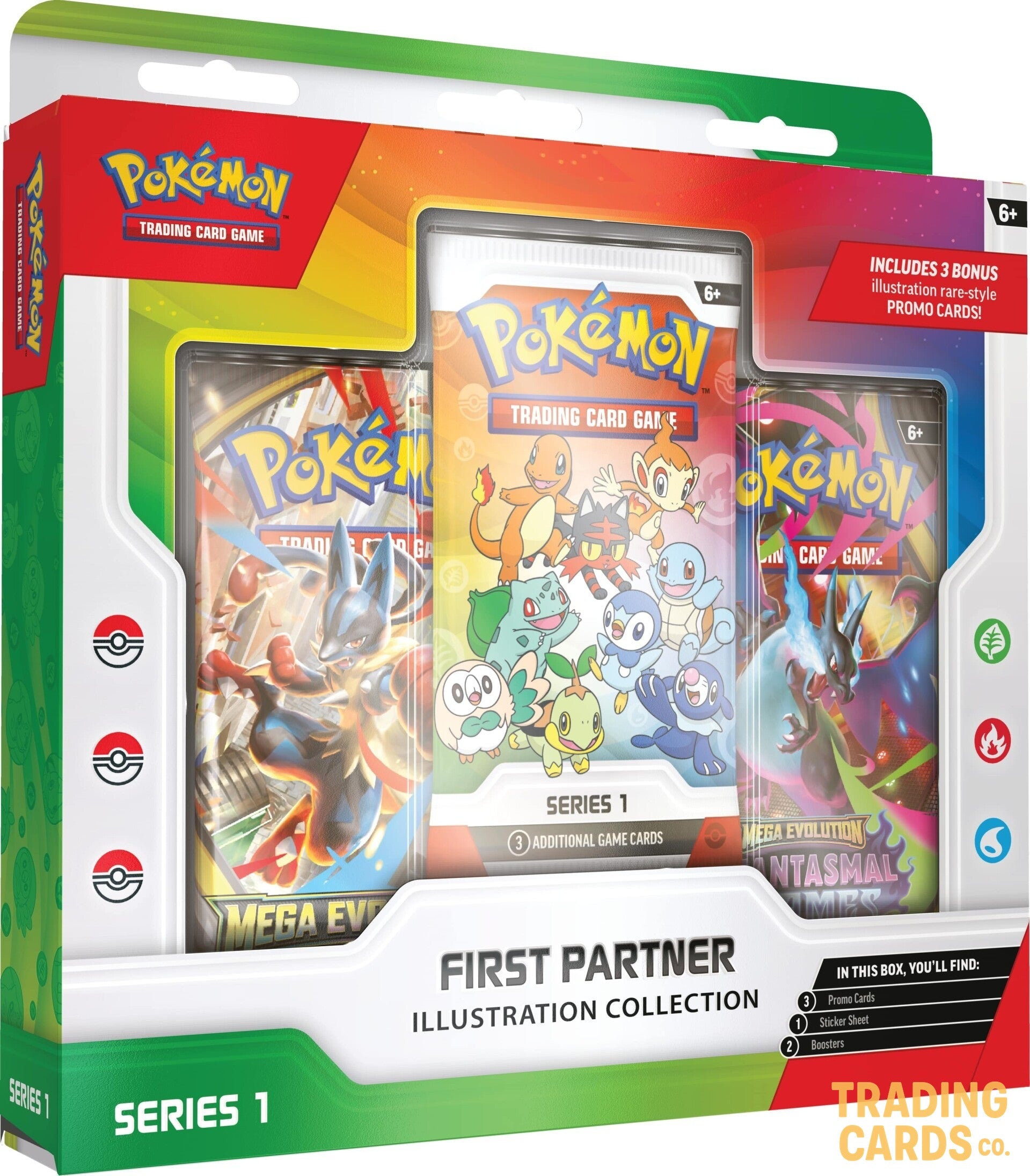 Pokemon First Partner Illustration Collection (Series 1) — Back