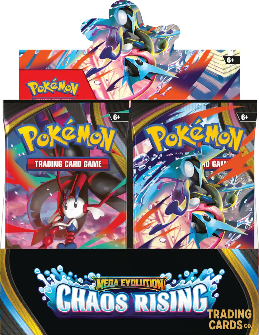 Pokemon Chaos Rising Booster Box — Back